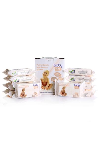 Baby&Me Baby Me Devam Mendili Avantaj Paketi Pudra Kokulu 10x56 Adet
