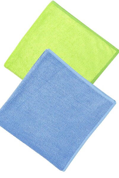 SİLVER HOME قطعة قماش تنظيف عالمية من الألياف الدقيقة مقاس 50 × 70 سم - أزرق/...