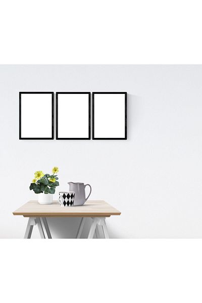 YED Frame A4 - 21X30Cm Picture Frame Set - 3 Pieces - White -