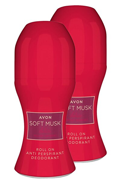 AVON Soft Musk Delice Velvet Berries Kadın Rollon 50 Ml. İkili Set