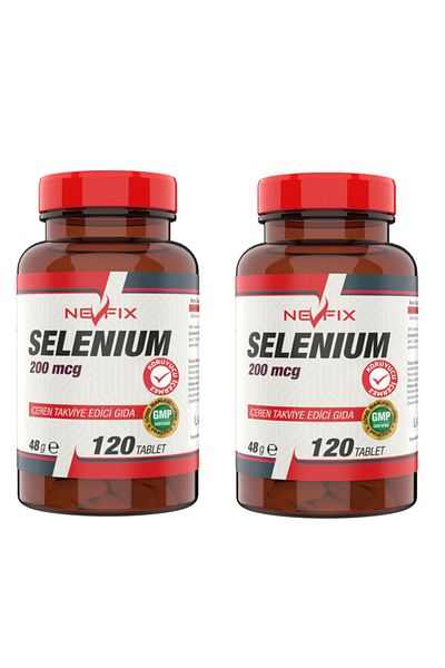 Nevfix Selenium 200 Mcg 120 Tablets X 2 Boxes 240 Tablets
