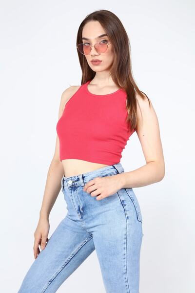 AFŞAR MODA Women's Rambo Crop Blouse