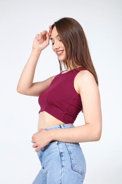 AFŞAR MODA Women's Rambo Crop Blouse