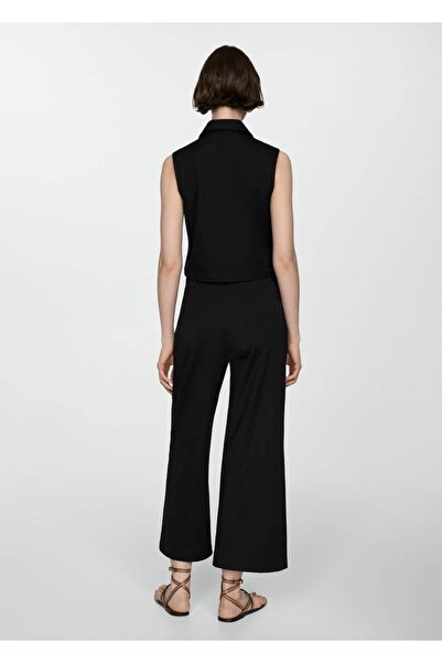 MANGO Woman Gömlek yakalı yelek