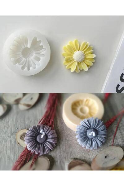 double set daisy wax silicone mold (small and medium size daisy silicone mold)