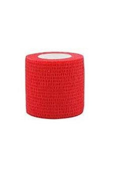 BiaTape Bia Tape Red Color Cohesive Shepherd Athlete Band Bandage 7.5 Cm X 4.5 M