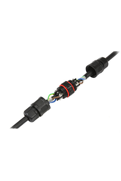 TTAF Su Geçirmez Saha Montaj Konnektör IP68, Su Geçirmez Kablo Bağlantısı 3 Pin 5 Adet