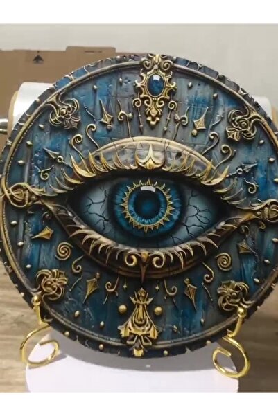 İnnerShine Alüminyum Yuvarlak Metal Tabela, Her Şeyi Gören Göz, Eski Mısır Te...