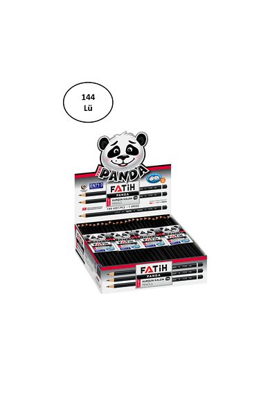 Fatih 144 Pieces Lead Panda Round Pencil Set