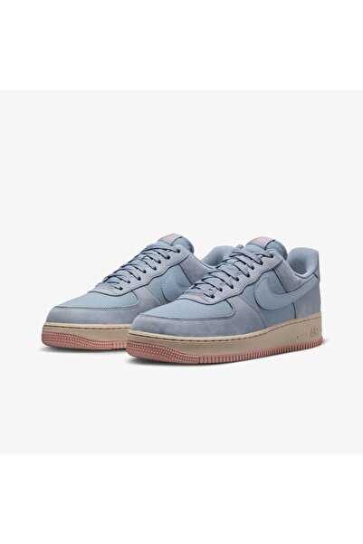 Nike Air Force 1 '07 "Ashen Slate" Sneaker Mavi Süet Günlük Spor Ayakkabı
