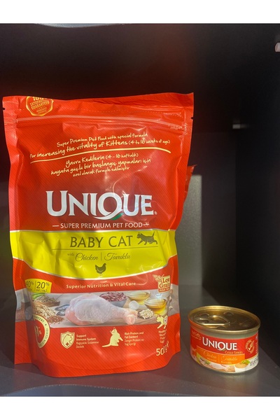 Unique Baby Cat Tavuklu 500 Gr Kedi Maması - Unique yaş mama