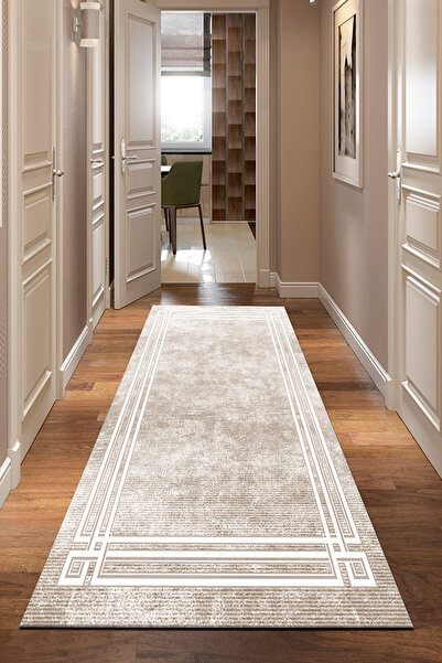 DEKOMOD Baskı Dört Mevsim Kaymaz  Yıkanabilir Kesme Koridor Mutfak ve Oda Kesme Yolluk Halı