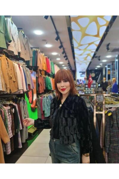 memetti m şekil Чорне пухнасте болеро з довгими рукавами, весільне палантино, болеро з однією брошкою