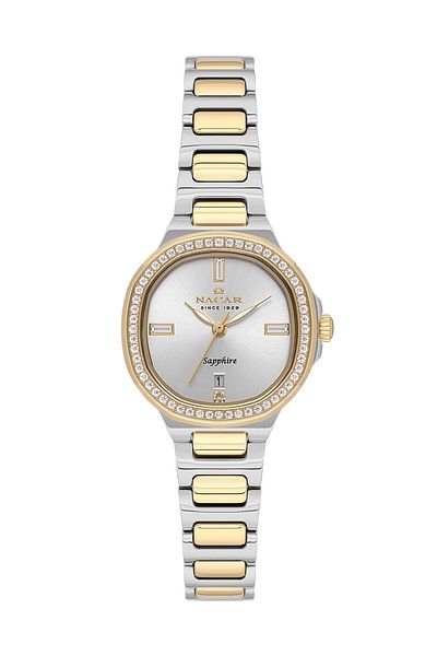 Nacar NC33-398369-CWMS SAPPHIRE GLASS STAINLESS STEEL WOMEN'S WRISTWATCH