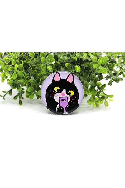 Tezcan Aksesuar Popsocket Telefon Tutacağı Desenli ve Baskılı Parmak Tutucu