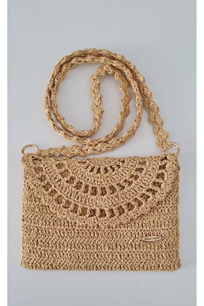 Nisa Πλεκτή τσάντα ώμου