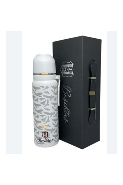 Beşiktaş TİMON BEŞİKTAŞ 650 ML BARDAKLI KAPAK ÇELİK TERMOS BEYAZ-587192