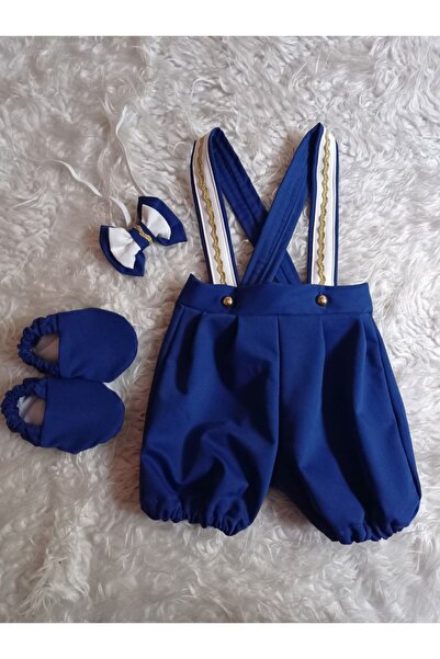 AgTasarım Saksmavisi Doğum Günü Konsept Salopet Takım