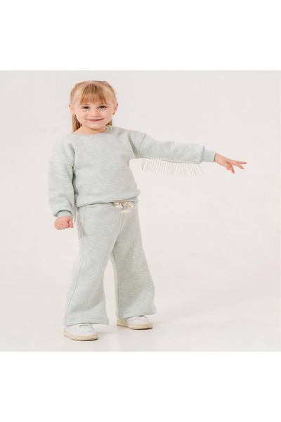 AR-AY 2-5 Years Old Girl's Pajama Set - Bagel Collar, Three Thread