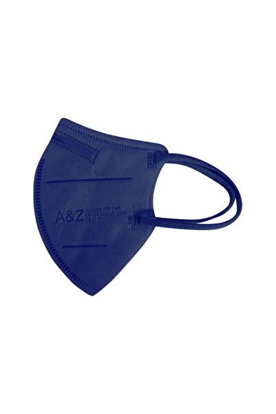 A&Z Med Ffp2 N95 Çocuk Maskesi Telli ve Tek Tek Paketli 20 Adet - Mavi