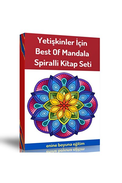 EBE Enine Boyuna Eğitim Yetişkinler Için Best Of Mandala Spiralli Kitap Seti 3 Spiralli Kitap