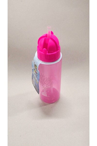 Nova Color Pink Transparent Water Bottle with Straw Water Bottle Pp Water Bottle Nature Friendly Product 500ml