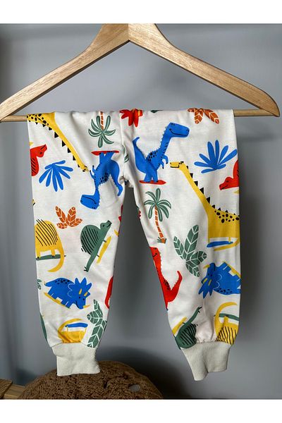 haki dükkan Dinosaur 2-Piece Long Set