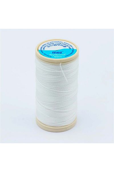 Hobimos Mez Nylbond Extra Sturdy Nylon Thread - Beads, Jewelry Thread, Non-Breakable Thread 60 Meters