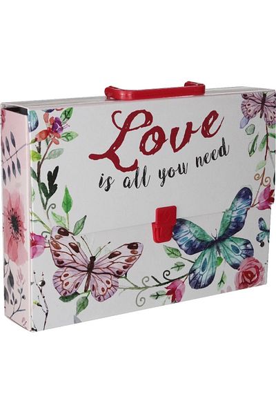 Noki Noki Patterned Folder Box with Handle