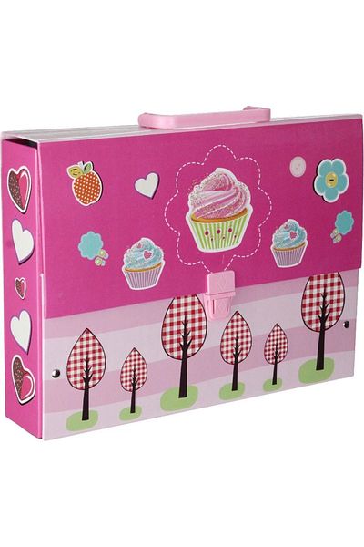 Noki Noki Patterned - Box Folder with Handle