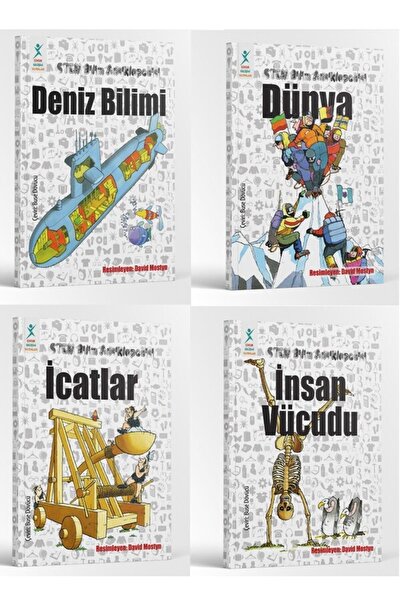 peta kitap Stem Bilim Ansiklopedisi Seti (4 Kitap) Deniz Bilimi - Dünya - İca...