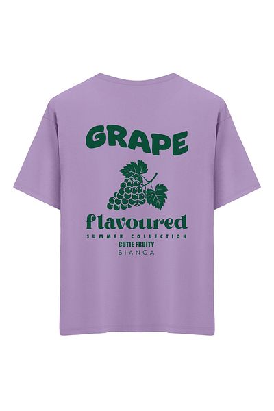 Mounte Bianca Unisex Grape - Μπλουζάκι Oversize
