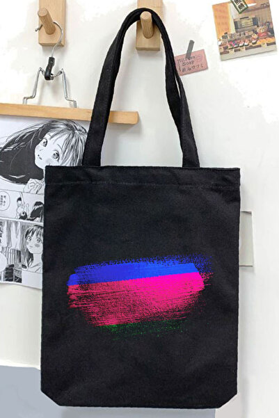 Darkhane Kuban People's Republic Black Unisex Canvas Bag Gabardine Canvas
