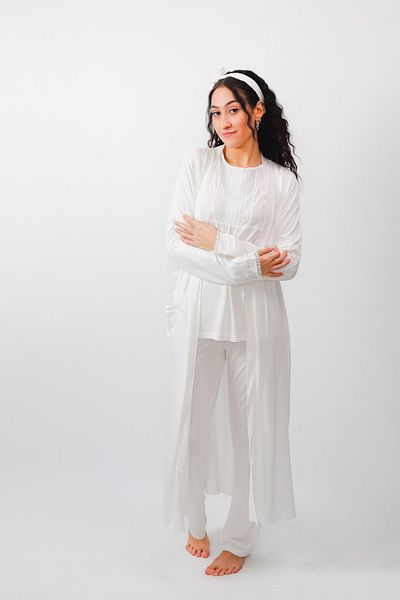 cotonhause Nena Collection - Σετ φόρεμα και πιτζάμες εγκυμοσύνης από 100% βαμβάκι 24556