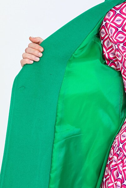 Pitti Women's GRASS GREEN Epaulet Coat 70558