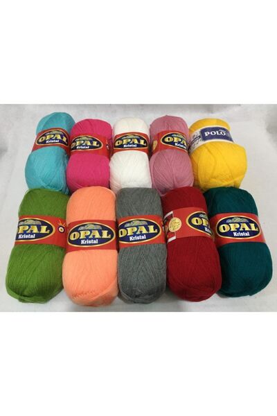 OPAL 10 bucăți de ață de fibre mixte