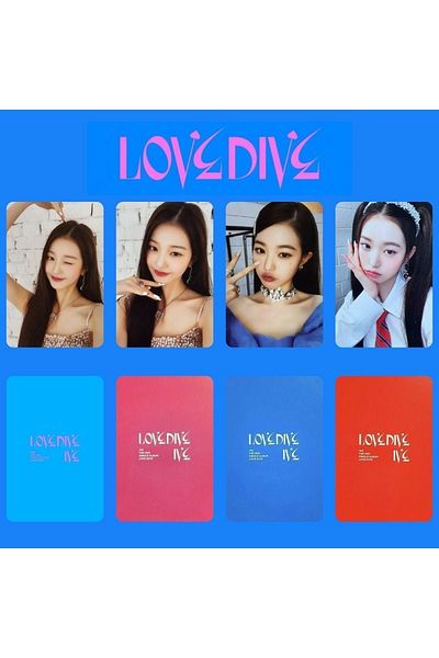Kpop Dünyasi مجموعة بطاقات الألبوم "Love Dive" من Ive Wonyung