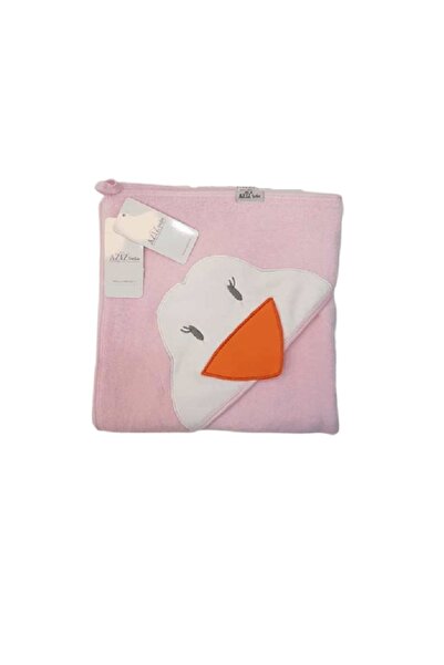 Aziz Bebe 50089 منشفة حمام بطة 90x90 وردي