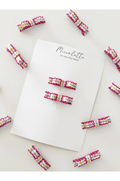 Miccolatte 2li Nakışlı Bebek Ve Çocuk Tokası