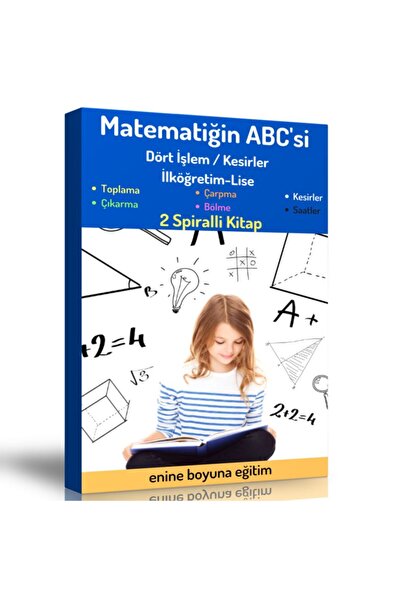 Enine Boyuna Eğitim Abc of Mathematics (2 Spiral Books)