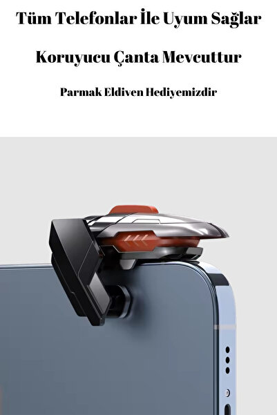 Asfal Mechanical Pubg Feeling Mouse with Trigger - Click Voice, Bag Finger Gloves, Gift Compatible with All Phones