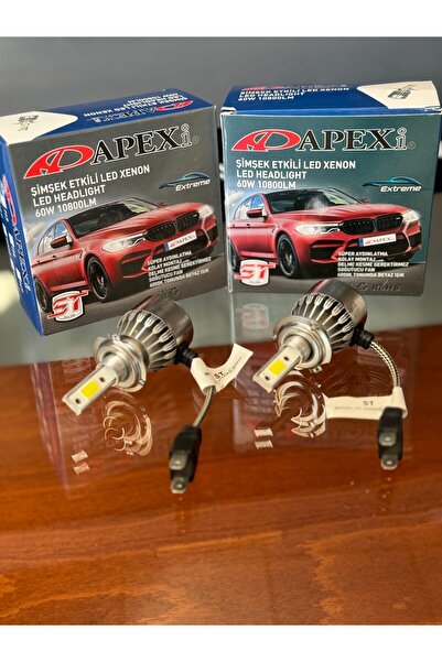 Bosch Apexi Zenon H7 Led Xenon-şimşek Etkili-10800 Lm 6000k-
Yüksek Aydınlatm...