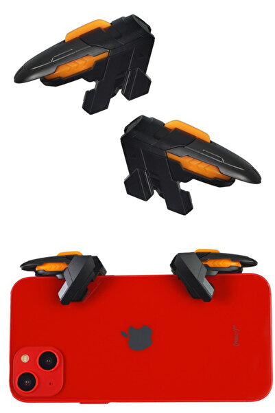 Asfal Mechanical Pubg Feeling Mouse with Trigger - Click Voice, Bag Finger Gloves, Gift Compatible with All Phones