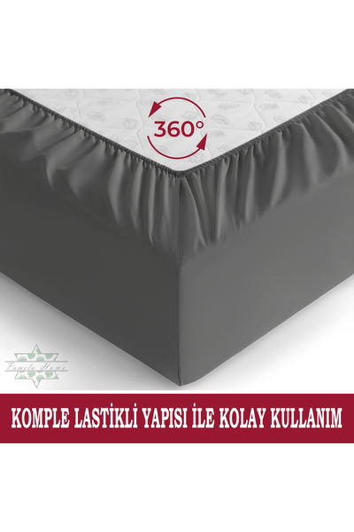 by ballı biocotton Luks 100% Cotton Biocotton - Elastic Single/double/king Size/baby Bedsheet Combed Cotton