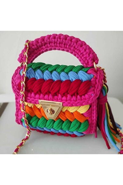 Desu accessories حقيبة نسائية فاخرة مصنوعة يدويًا من الكروشيه مصنوعة يدويًا م...