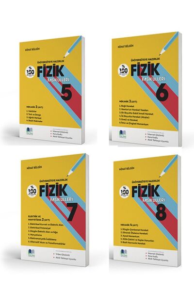 Nihat Bilgin Yayınları nihat bilgin ayt 5 6 7 ve 8. fasikül set