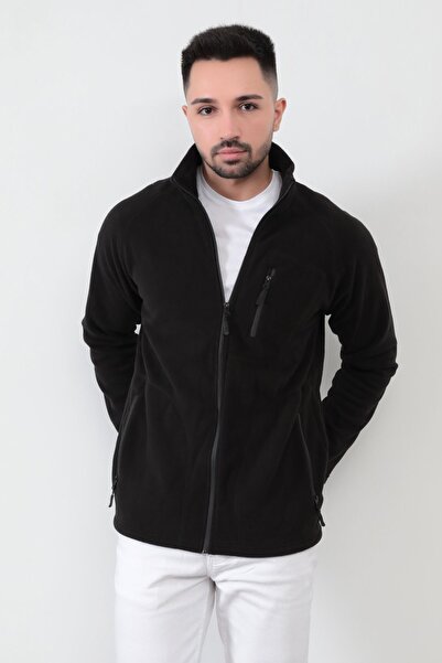 JB John Borners Ανδρικό Micro Fleece - Ραφή τσέπης και φερμουάρ