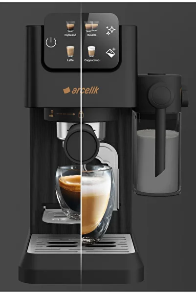 Arçelik Em 3353 Semi-Automatic Barista - Cutting and Temperature Touch