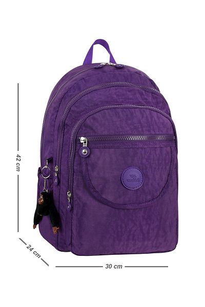 Çanta Trend Luxury Crinkle Monkey - High School and Middle School Backpack, Schoolbag