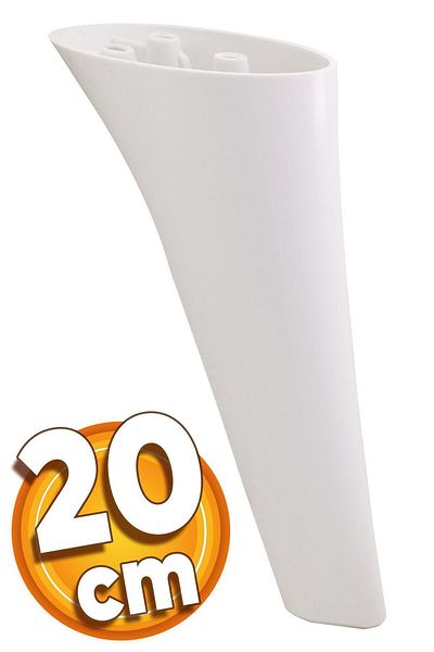 Badem10 Canapea de lux Napoli - Unitate TV, Consolă, Canapea și Fotoliu 20 Cm Picioare Albe